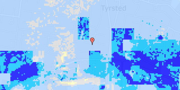 Ekstrem regn på Sydvestvej 62