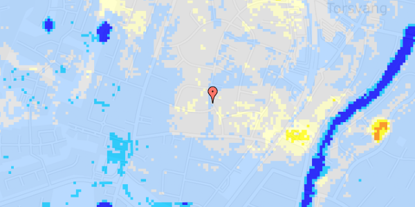 Ekstrem regn på Symfonialle 7