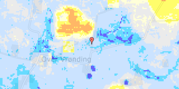 Ekstrem regn på Tamdrup Kirkevej 22