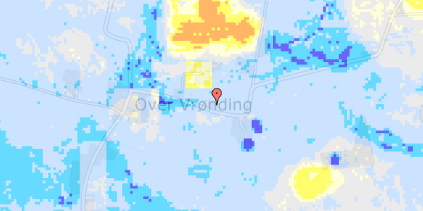 Ekstrem regn på Tamdrup Kirkevej 26