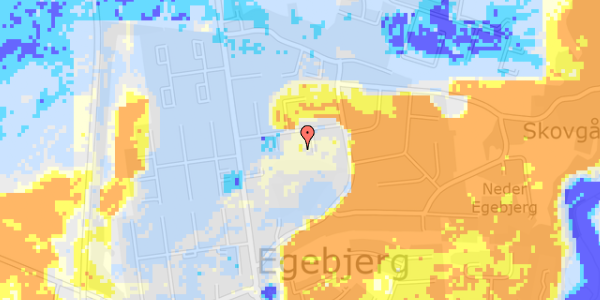 Ekstrem regn på Vesterhøjsvej 15