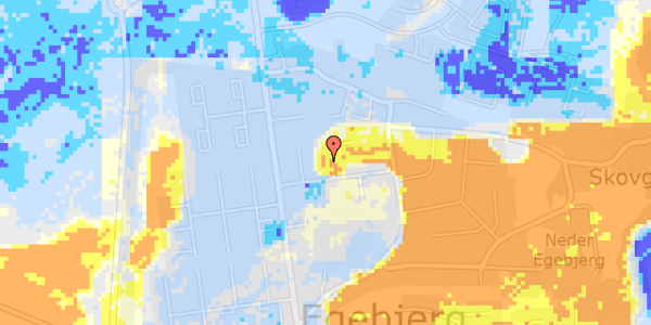 Ekstrem regn på Vesterhøjsvej 36