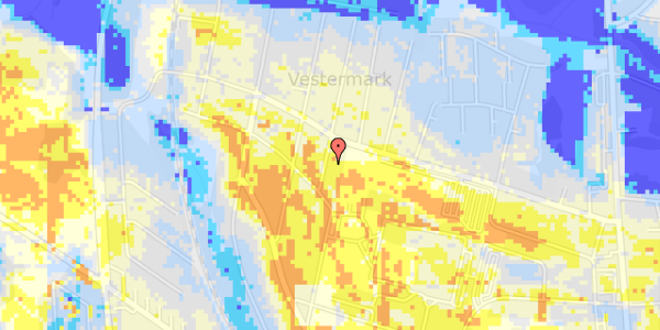 Ekstrem regn på Vestervang 8