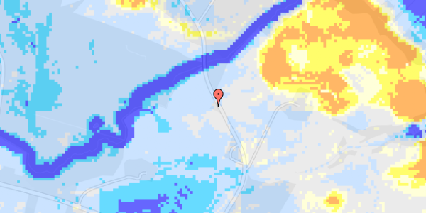 Ekstrem regn på Vinten Skovvej 15