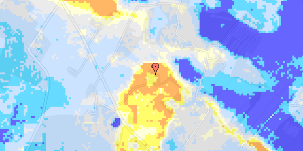 Ekstrem regn på Vinten Skovvej 64