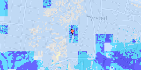 Ekstrem regn på Violvej 183