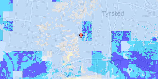 Ekstrem regn på Violvej 188