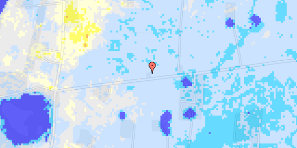 Ekstrem regn på Bjerlev Hedevej 22