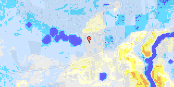 Ekstrem regn på Fårupled 7V