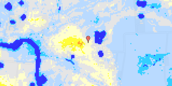 Ekstrem regn på Gl. Tingvej 18