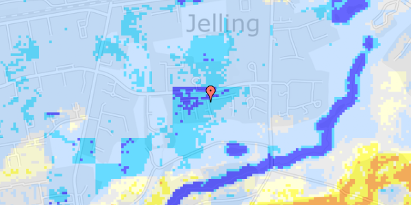 Ekstrem regn på Præsteager 20