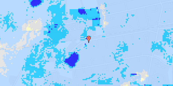 Ekstrem regn på Ringvejen 253