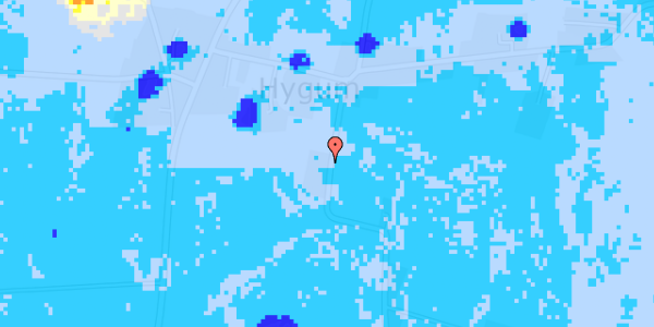 Ekstrem regn på Saksmosevej 6