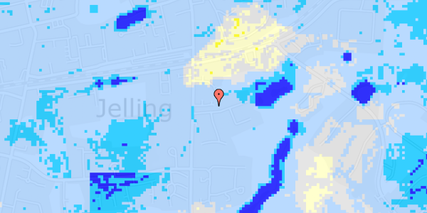 Ekstrem regn på Skovgade 25P