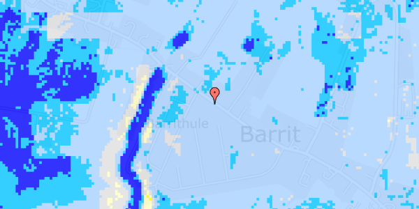 Ekstrem regn på Barrit Langgade 124