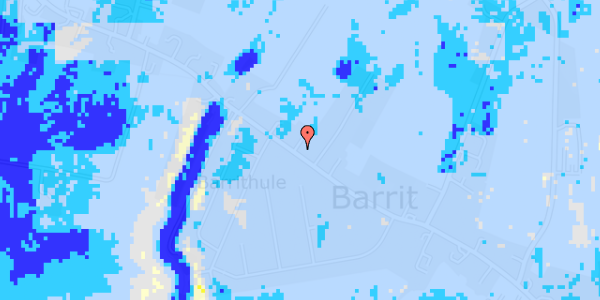 Ekstrem regn på Barrit Langgade 135