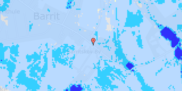 Ekstrem regn på Barrit Langgade 178