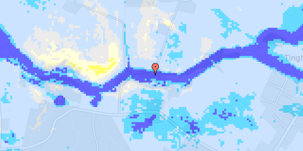 Ekstrem regn på Brå Møllevej 7