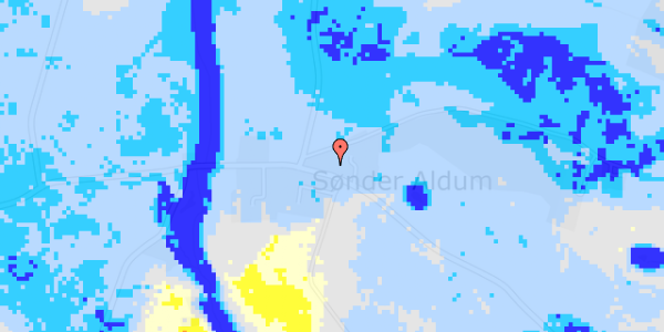 Ekstrem regn på Dalbyvej 16