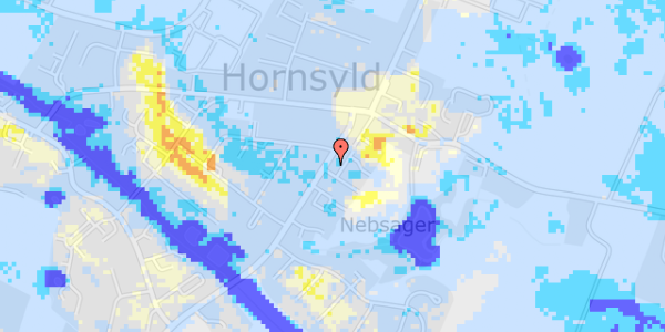 Ekstrem regn på Duelunden 1B