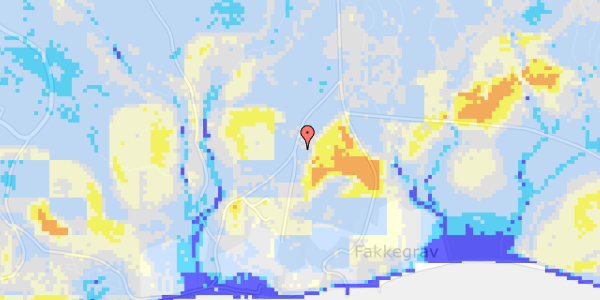 Ekstrem regn på Fakkegravvej 32