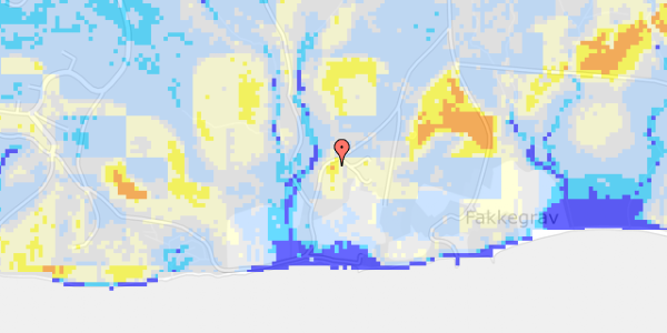 Ekstrem regn på Fakkegravvej 44