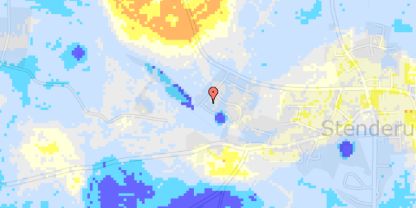 Ekstrem regn på Fuglkær 39