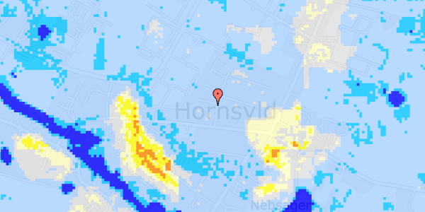 Ekstrem regn på Grønningen 1