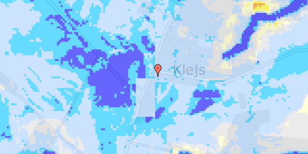 Ekstrem regn på Holstdalsvej 16