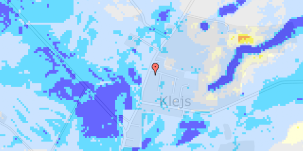 Ekstrem regn på Holstdalsvej 26