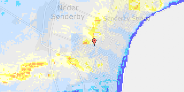 Ekstrem regn på Karl Nielsens Vej 42