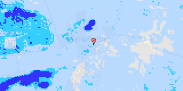 Ekstrem regn på Kalmarvej 18