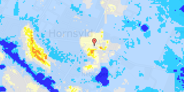 Ekstrem regn på Nebsager Kirkevej 2