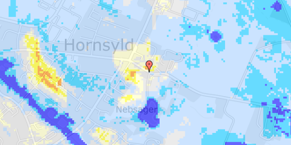 Ekstrem regn på Nebsager Kirkevej 8