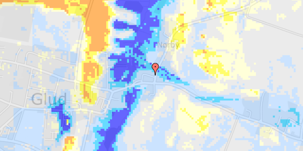 Ekstrem regn på Holmen 7