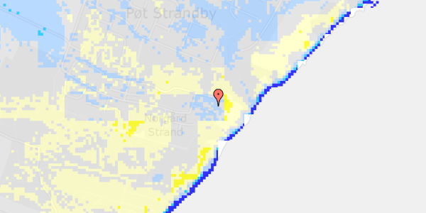 Ekstrem regn på Nørgårds Strand 36