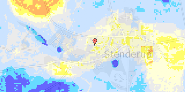 Ekstrem regn på Palleshøj 1