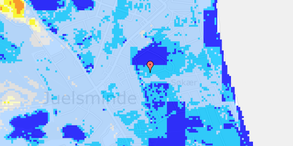 Ekstrem regn på Poppelalle 34