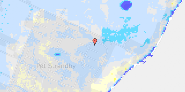 Ekstrem regn på Pøt Strandby 40