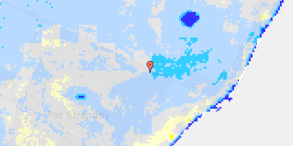 Ekstrem regn på Pøt Strandby 41