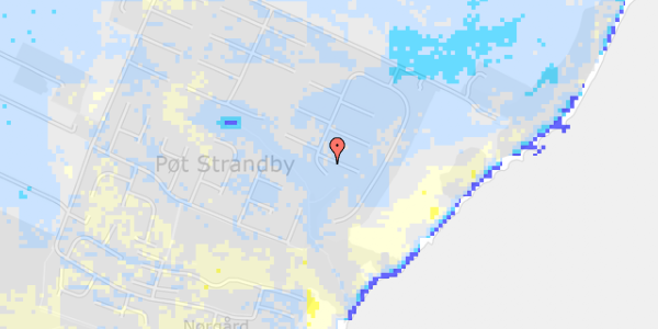 Ekstrem regn på Pøt Strandby 92