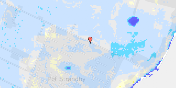 Ekstrem regn på Pøt Strandby 117