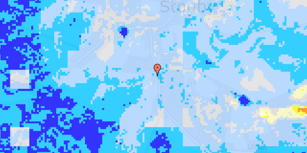 Ekstrem regn på Rosenvoldvej 12