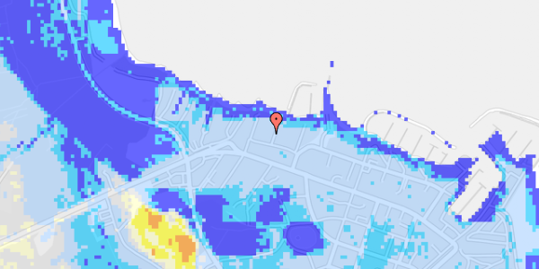 Ekstrem regn på Sandbjerg Strandvej 13