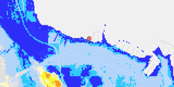 Ekstrem regn på Sandbjerg Strandvej 19