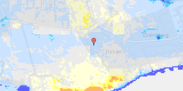 Ekstrem regn på Sandbjergvej 25