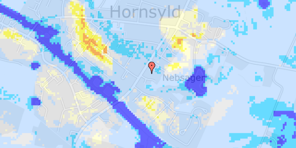 Ekstrem regn på Snebærvej 13