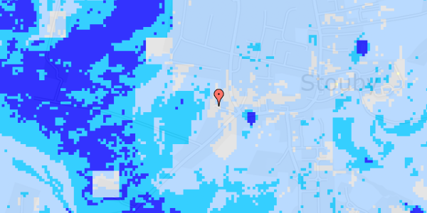 Ekstrem regn på Vestergade 18