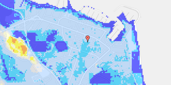 Ekstrem regn på Wedelsgade 12, 1. 