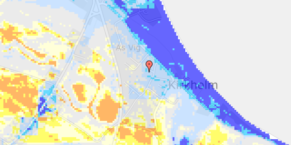 Ekstrem regn på Åbakken 19